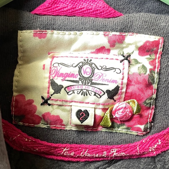 Cute girl Gray jacket by Vingino & Denim Size 2 - Picture 3 of 8